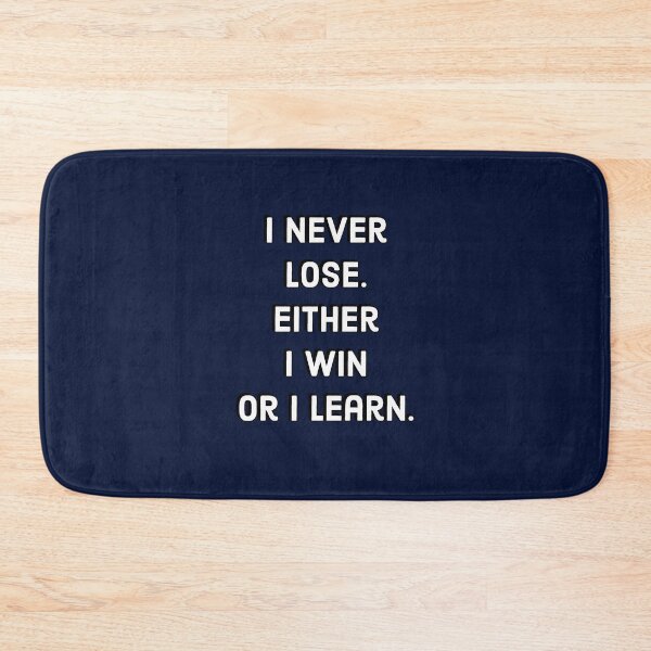 Item preview, Success Quotes - I never lose. Either I win or I learn designed and sold by Inspirationmotivation.