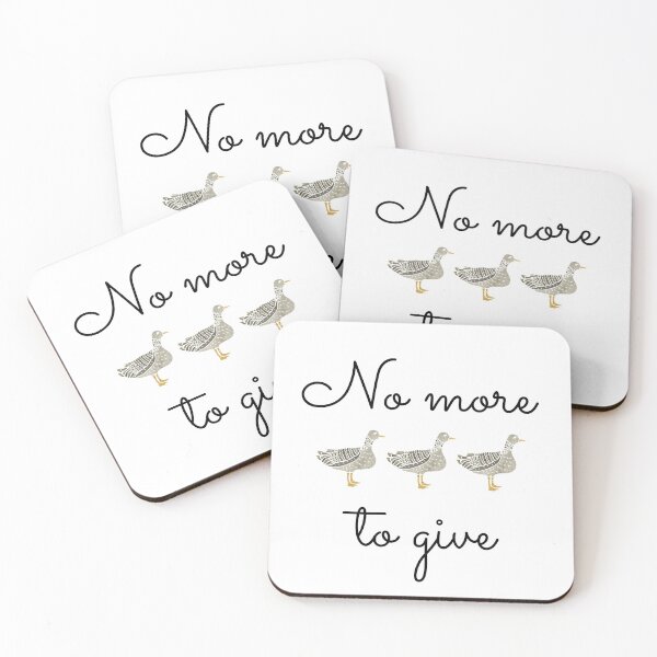 Item preview, No more ducks to give. Funny design with cute ducks. designed and sold by 4empowear.