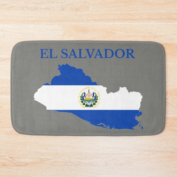 Item preview, El Salvador flag map designed and sold by marosharaf.
