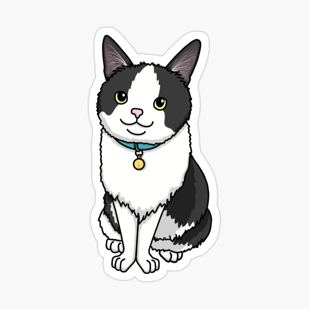 Squirt the Black and Gray Cat Sitting Cartoon Cute Squirt the Black and Gray Cat Sitting Cartoon Cute