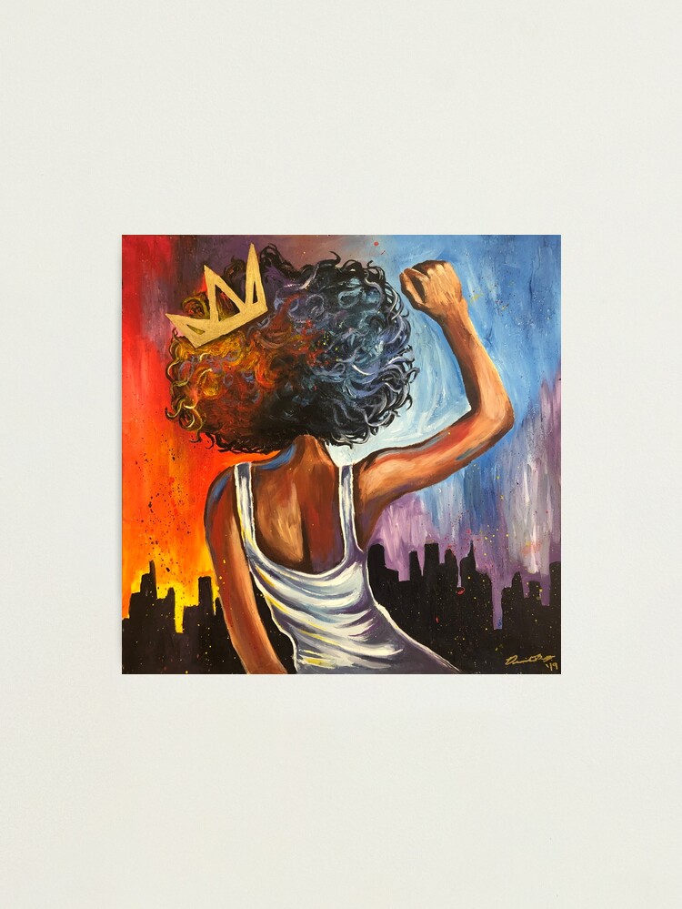 Thumbnail 1 of 3, Photographic Print, Black Queen designed and sold by Donnierogersart.