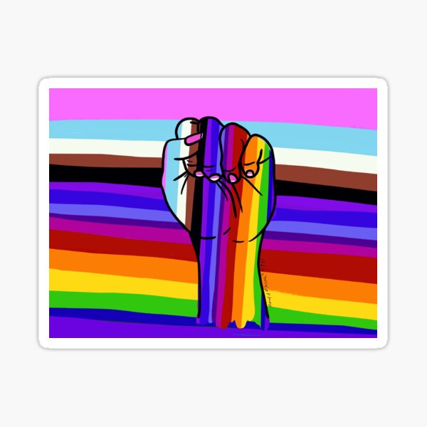 Pride Equals Protest Sticker