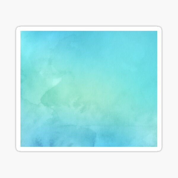 "Blue Green Ocean Abstract Art" Sticker for Sale by gd50 Redbubble