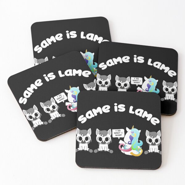 Item preview, Same is Lame Unicorn Tee, I Do What I Want print designed and sold by Lisbob.