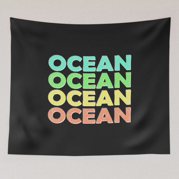 Item preview, OZEAN VINTAGE Retro BUNT Sea, Atlantic gift designed and sold by Kuma518.