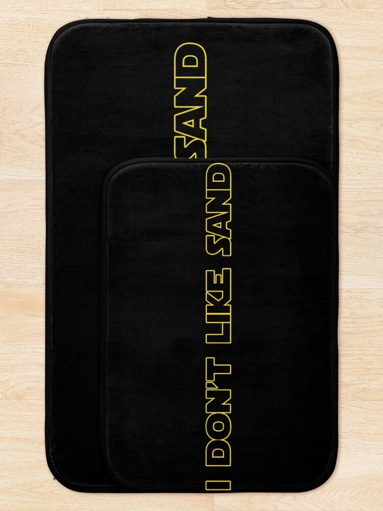 Alternate view of I Don't Like Sand Bath Mat