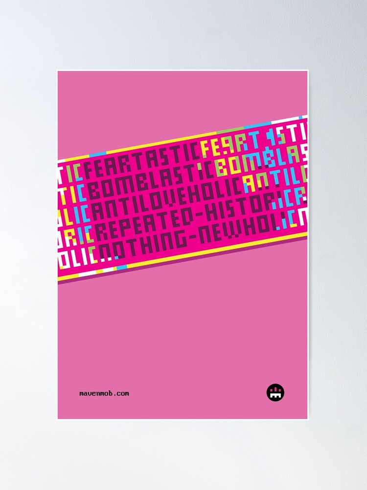 Alternate view of feartastic bomblastic Poster