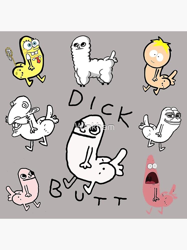 "Dickbutt Meme Collection " Art Print By Winkham | Redbubble