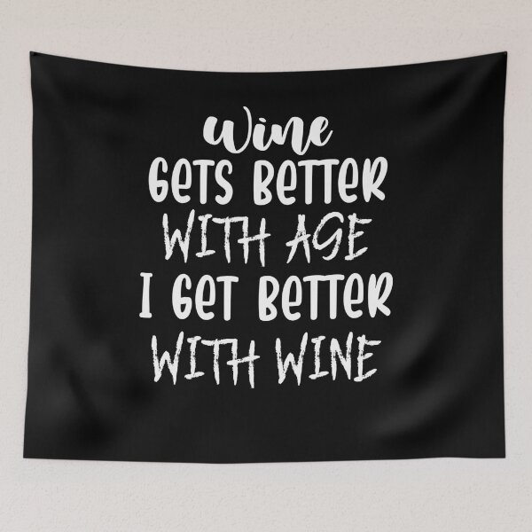 Item preview, Wine Gets Better With Age I Get Better With Wine, Funny Tank Top, Wine Tank Top, Drinking Shirt designed and sold by Noussairox.