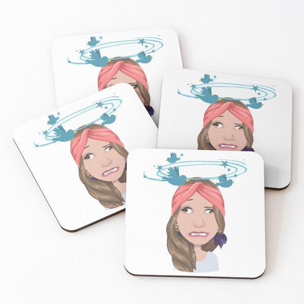Item preview, A girl with cuckoos above her head designed and sold by AleMalin.