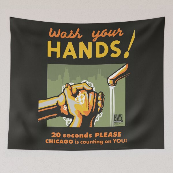 Item preview, Wash Your Hands designed and sold by Bridgewater Studio.