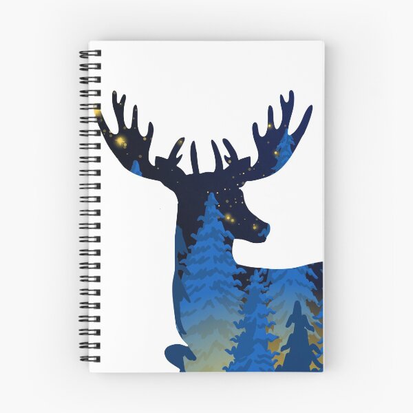Item preview, Blue Forest Deer  designed and sold by Krystal  Thomas.