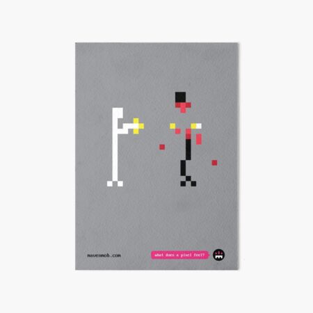 what does a pixel feel? Art Board Print