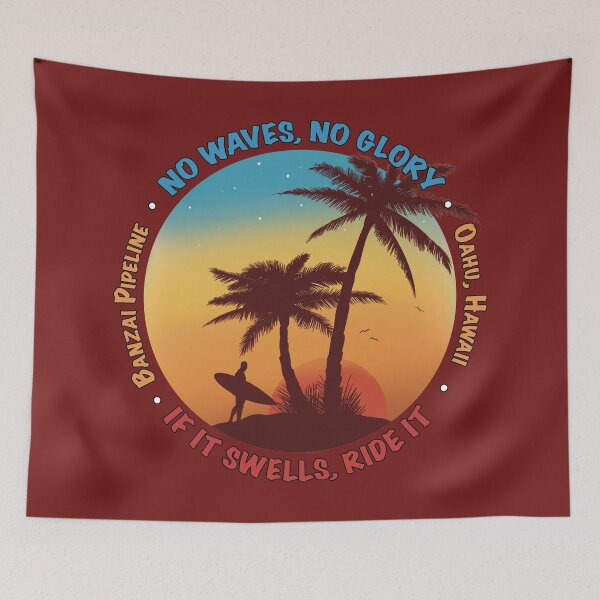 Item preview, No Waves, No Glory designed and sold by Neonyx2020.