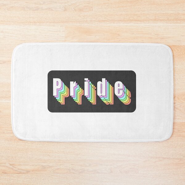 Item preview, Pride Retro Lettering designed and sold by Cherry Coco.