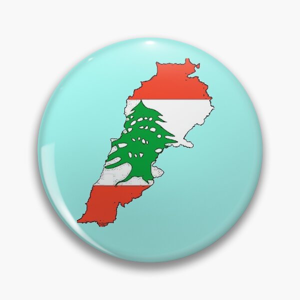 Item preview, Lebanon Map With Lebanese Flag designed and sold by Havocgirl.