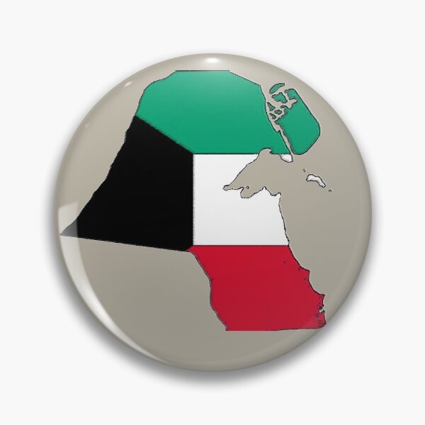 Item preview, Kuwait Map With Kuwaiti Flag designed and sold by Havocgirl.