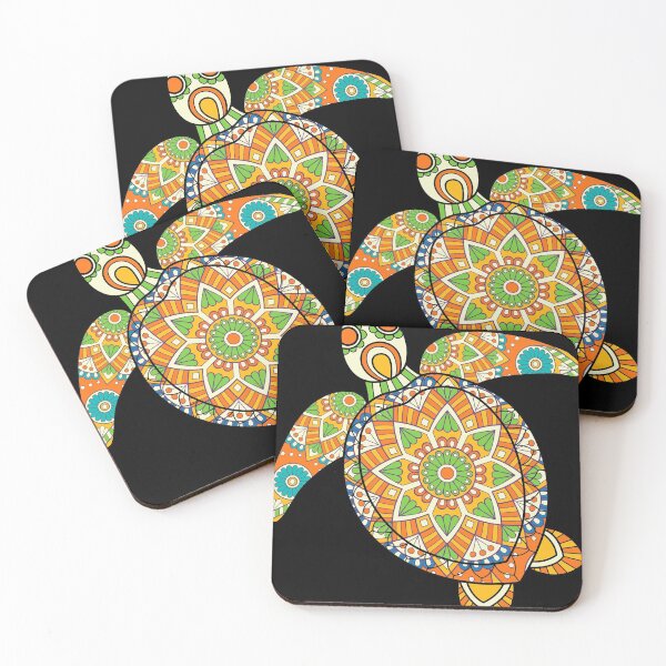 Item preview, Vintage Green Hawaiian Turtle Gift Design Idea graphic designed and sold by Lisbob.