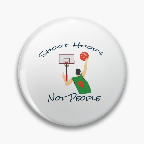 Item preview, Shoot hoops not people funny basketball  designed and sold by osamamohamad.