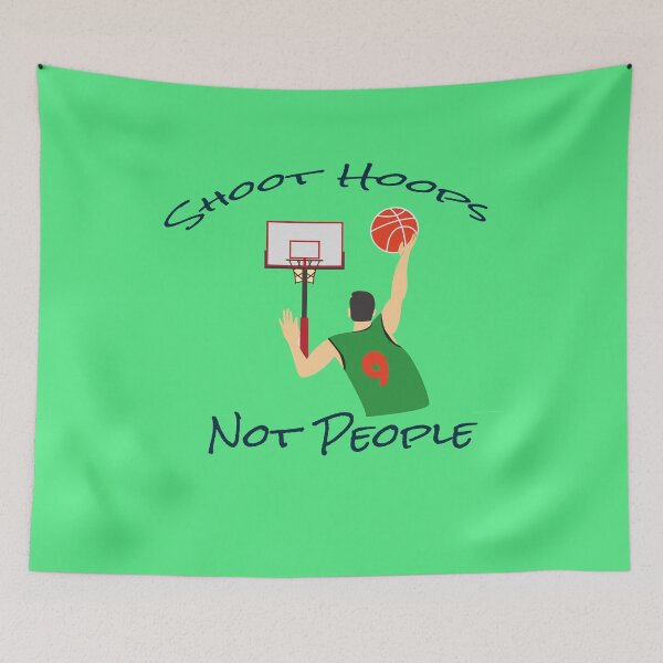 Item preview, Shoot hoops not people funny basketball  designed and sold by osamamohamad.