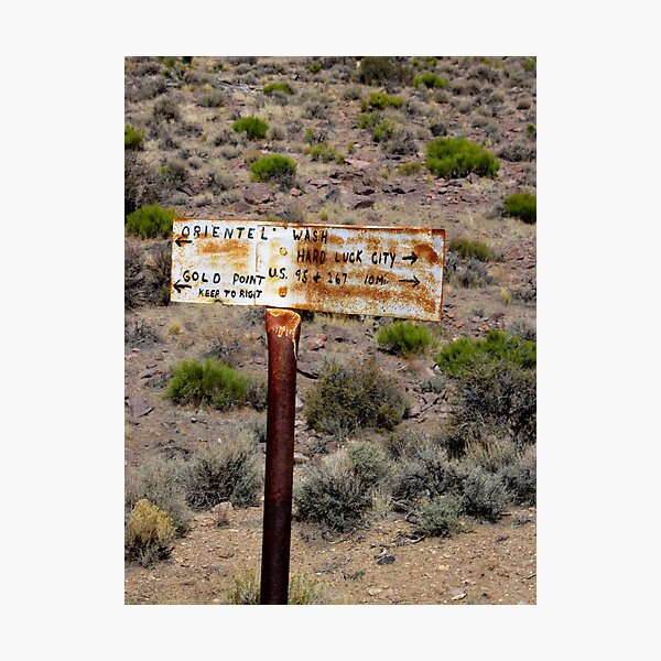 Item preview, Road Sign,Nevada Style designed and sold by MARILYN DIAZ.
