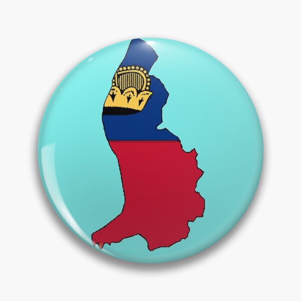 Item preview, Liechtenstein Map With Flag designed and sold by Havocgirl.