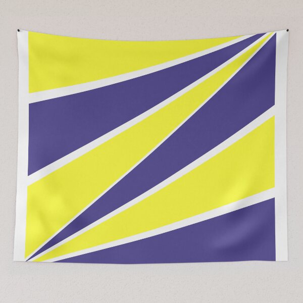 Item preview, Classic Blue and Electric Yellow Z shape Design designed and sold by DavidASmith.