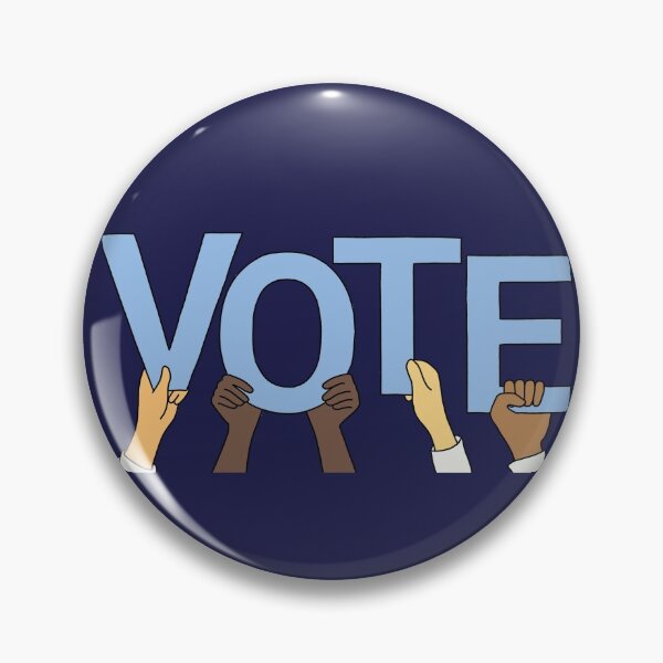 Vote Blue Pin