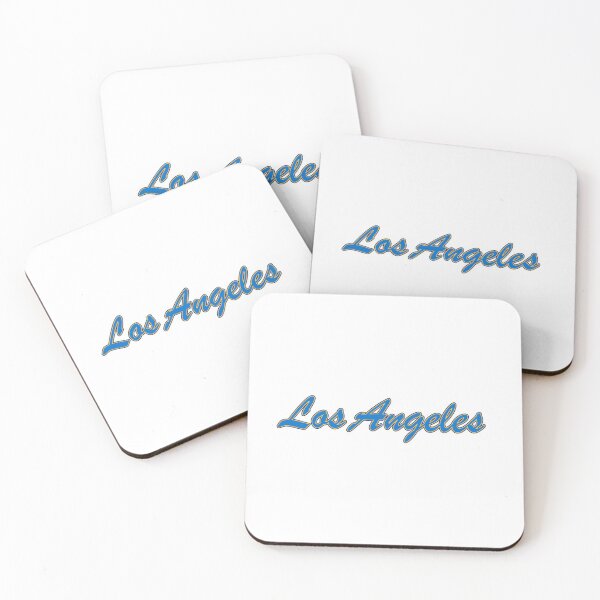 Artikelvorschau, Los Angeles (C) Powder Blue Gold and Blue on White entworfen und verkauft von gkillerb.