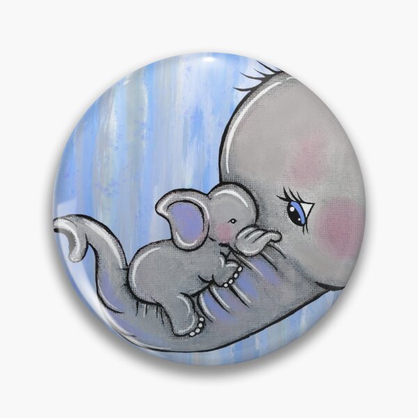 Item preview, Mummy elephant and Baby boy blue  designed and sold by Kirsty  Barlow.