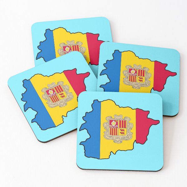 Item preview, Andorra Map With Andorran Flag designed and sold by Havocgirl.