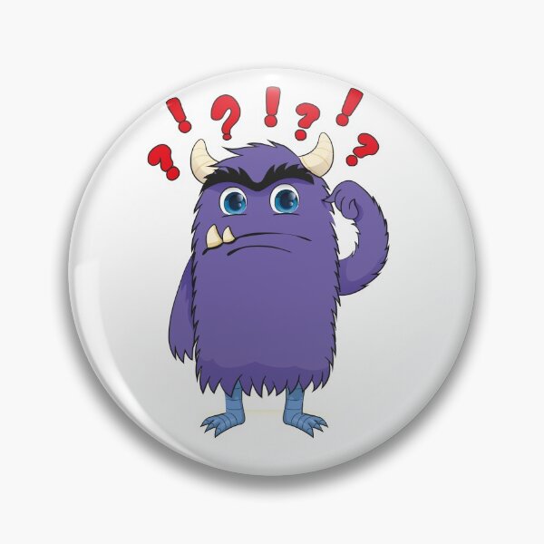 Item preview, Cartoon of a little monster, charismatic purple, confused designed and sold by LucianoCosmo.