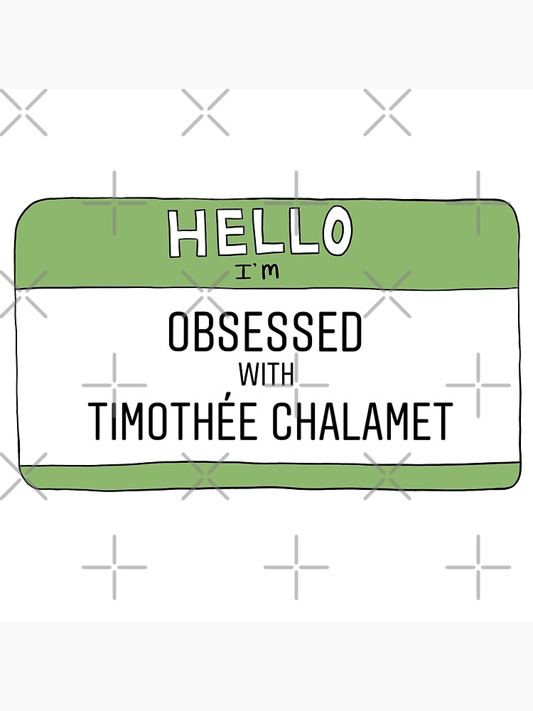 Timothee Chalamet Name In Green Art Board Print By Veganqueen102 Redbubble