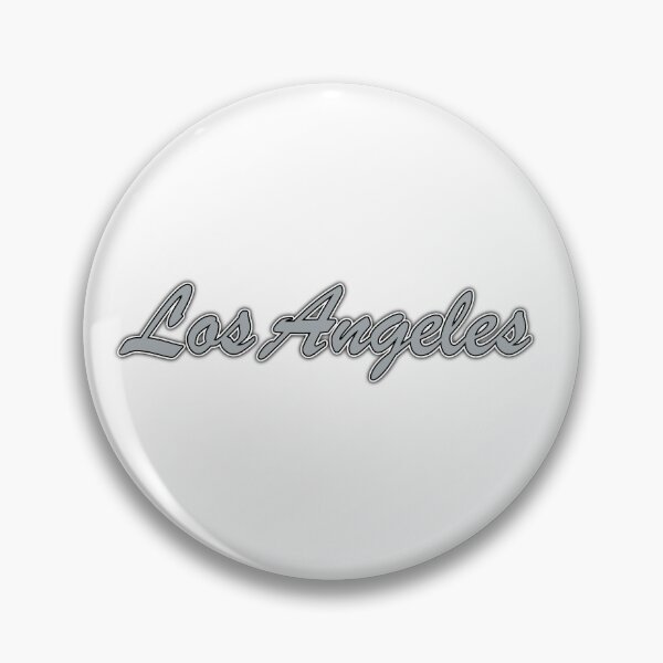 Artikelvorschau, Los Angeles Silver and Black on White with Shadow entworfen und verkauft von gkillerb.