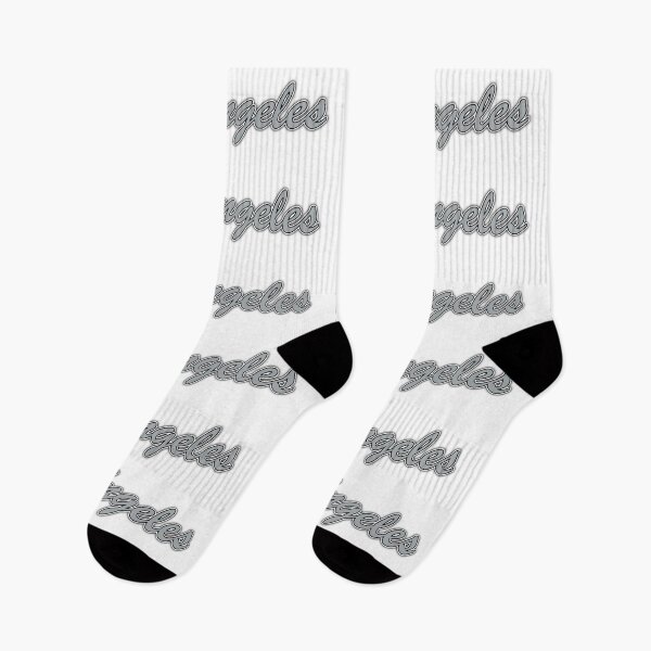 Item preview, Los Angeles Silver and Black on White with Shadow designed and sold by gkillerb.
