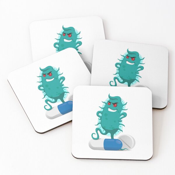 Item preview, Illustration depicts a super bug microorganism, drug resistant or antibiotic designed and sold by LucianoCosmo.