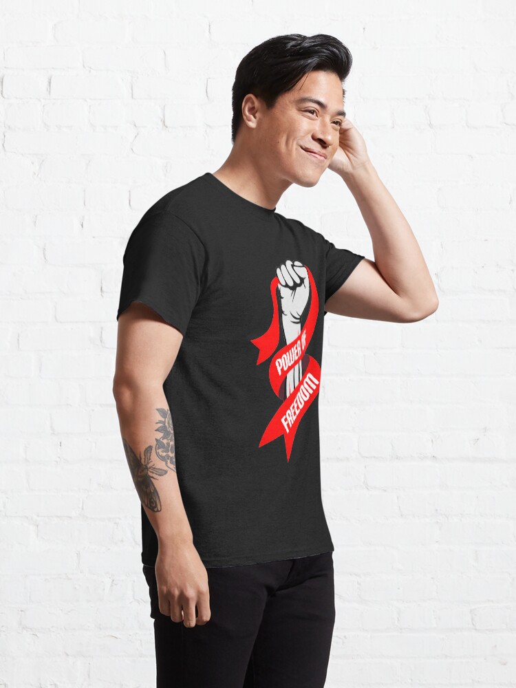 Vista alternativa de Camiseta clásica LIBERTAD Y JUSTICIA