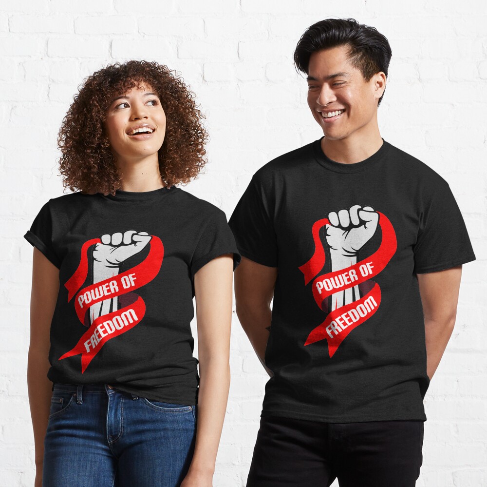 LIBERTAD Y JUSTICIA Camiseta clásica