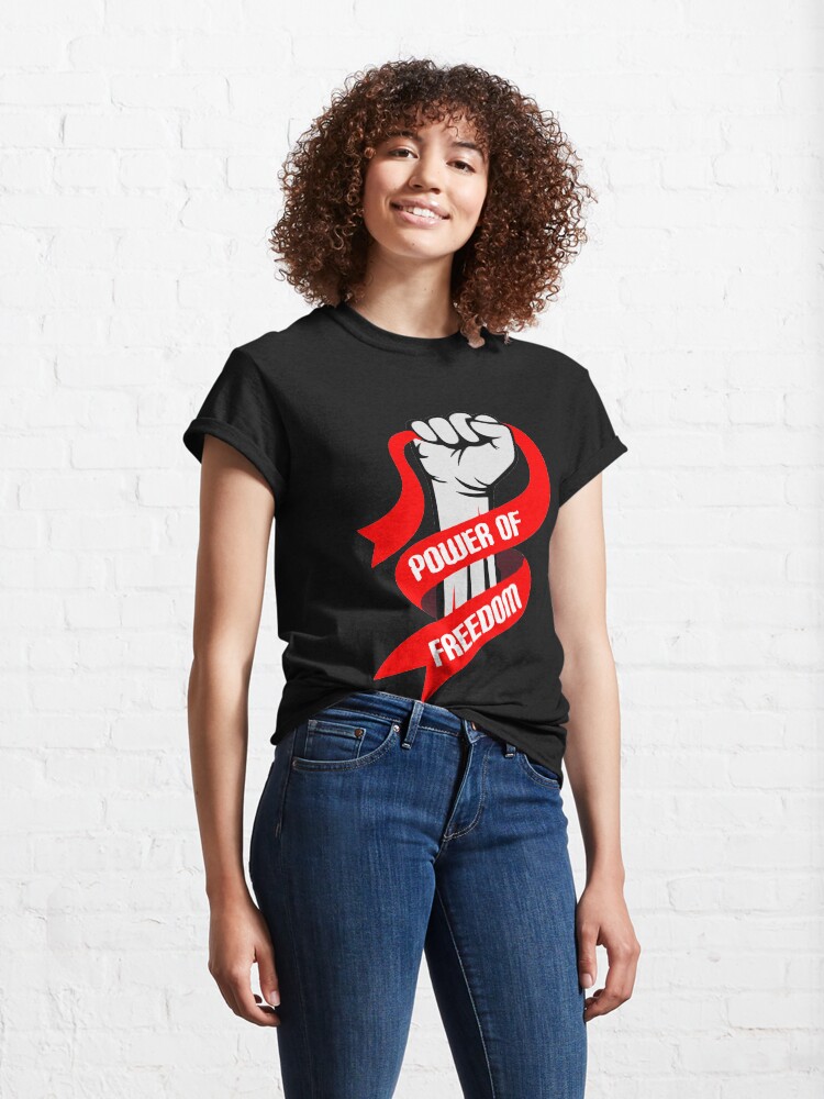 Vista alternativa de Camiseta clásica LIBERTAD Y JUSTICIA