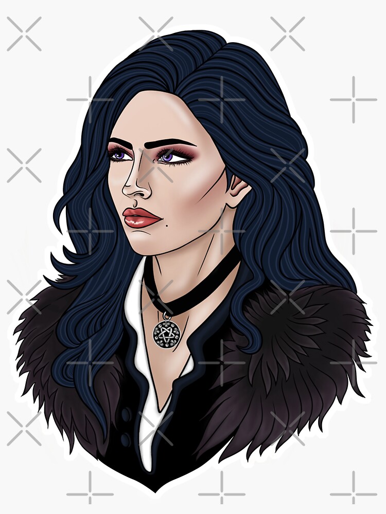 Yennefer Vengerberg witch portrait - view more The Witcher fan art