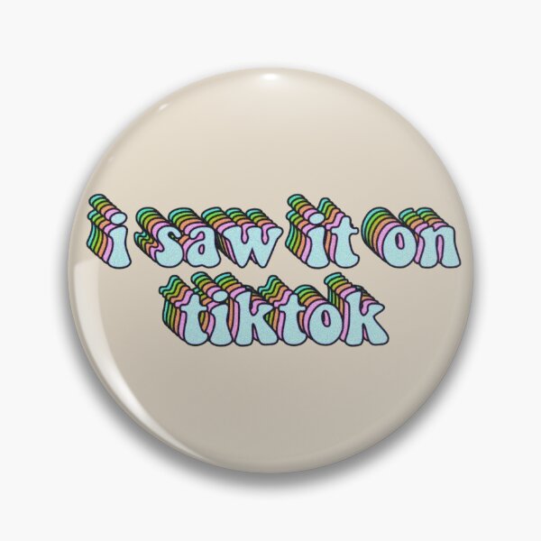 Item preview, Pegatina Lo vi en TikTok Vintage designed and sold by madebyshania.