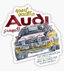 Rally Group B-Audi Sport Quatro Sticker