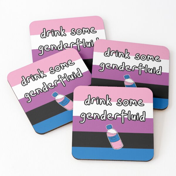 Item preview, Drink Some Genderfluid designed and sold by LucaChops.