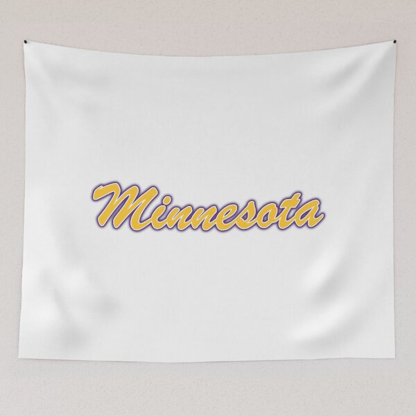 Item preview, Minnesota Gold and Purple on White with Purple Glow designed and sold by gkillerb.