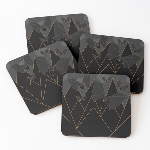 Item preview, Bats Attack in Spooky Mountain Ranges of Candy Paths designed and sold by kissmyhoneycomb.