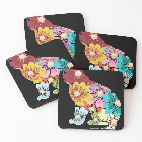 Item preview, Flower Power Hippie Cute Kitty Cat Lover product designed and sold by Lisbob.
