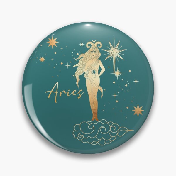 Item preview, Aries Woman in the Stars Gliding on a Cloud - Teal designed and sold by Breece.