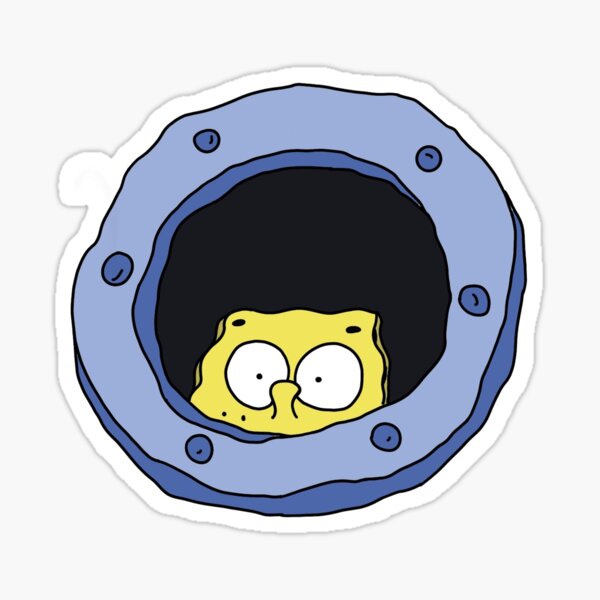 Item preview, spongebob peeking meme designed and sold by haileygaul.
