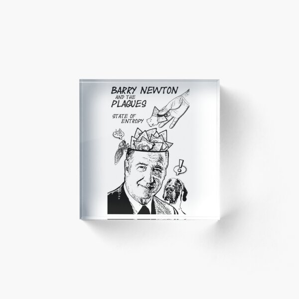 Barry Newton and the Plagues Tee Acrylic Block