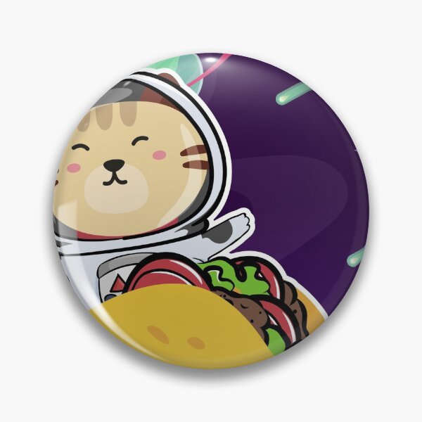 Item preview, Space Taco Cat Tee, Funny Cat product, Space print, Taco Tee designed and sold by Lisbob.
